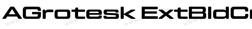 AGrotesk ExtBldCnd字体转换